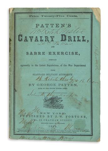 (CIVIL WAR--MANUALS.) Patten, George. Cavalry Drill and Sabre Exercise / Artillery Drill, Containing Instruction in . . .